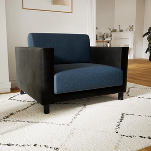 Sessel Jeansblau - Eleganter Sessel: Hochwertige Qualität, einzigartiges Design - 104 x 75 x 98 cm, Individuell konfigurierbar