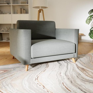 Sessel Kiesgrau - Eleganter Sessel: Hochwertige Qualität, einzigartiges Design - 105 x 75 x 98 cm, Individuell konfigurierbar