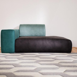 Sessel Samt Steingrau - Eleganter Sessel: Hochwertige Qualität, einzigartiges Design - 168 x 72 x 107 cm, Individuell konfigurierbar
