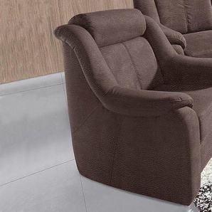 Sessel SIT & MORE Basel Gr. Kunstleder SOFTLUX, B/H/T: 85cm x 98cm x 95cm, braun (mokka) Polstersessel Sessel