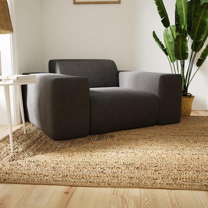 Sessel Steingrau - Eleganter Sessel: Hochwertige Qualität, einzigartiges Design - 141 x 72 x 107 cm, Individuell konfigurierbar