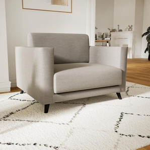 Sessel Taupegrau - Eleganter Sessel: Hochwertige Qualität, einzigartiges Design - 105 x 75 x 98 cm, Individuell konfigurierbar