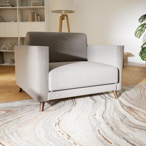 Sessel Taupegrau - Eleganter Sessel: Hochwertige Qualität, einzigartiges Design - 105 x 75 x 98 cm, Individuell konfigurierbar