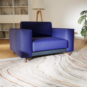 Sessel Tintenblau - Eleganter Sessel: Hochwertige Qualität, einzigartiges Design - 128 x 75 x 98 cm, Individuell konfigurierbar