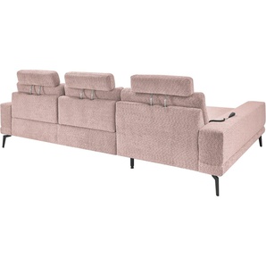 set one by Musterring Ecksofa SO 3600, mit Funktion, Kopfstützen und Nierenkissen, Breite 293 x Tiefe 180 cm