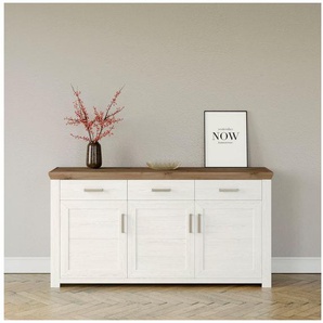 set one by Musterring Sideboard York, Typ 52, in 3 Farbvarianten, Landhaus-Stil, B 184 x H 95 cm