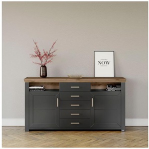 set one by Musterring Sideboard York, Typ 55, mit viel Stauraum, im Landhaus-Stil, B 184 x H 95 cm