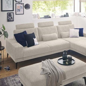 set one SO 3600 Ecksofa mit Hocker