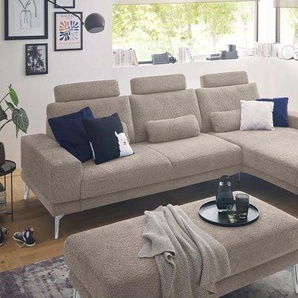 set one SO 3600 Ecksofa mit Hocker