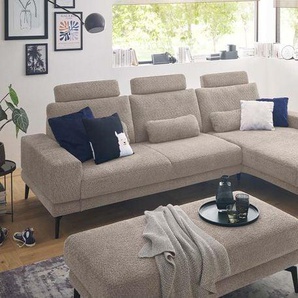 set one SO 3600 Ecksofa mit Hocker