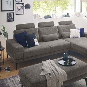 set one SO 3600 Ecksofa mit Hocker