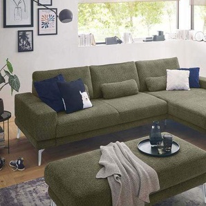 set one SO 3600 Ecksofa mit Hocker