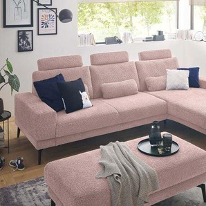 set one SO 3600 Ecksofa mit Hocker