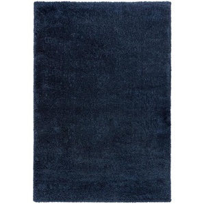 Xxxl Shaggy Flair Rugs, Blau, Dunkelblau, Textil, Uni, rechteckig, 120x170 cm, Reach, AZO-frei, für Fußbodenheizung geeignet, in verschiedenen Größen erhältlich, schmutzabweisend, pflegeleicht, Teppiche & Böden, Teppiche, Hochflorteppiche & Shaggys