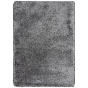 Xxxl Shaggy Flair Rugs, Grau, Textil, Uni, rechteckig, 160x230 cm, Reach, AZO-frei, Global Recycled Standard (Grs), für Fußbodenheizung geeignet, in verschiedenen Größen erhältlich, pflegeleicht, Teppiche & Böden, Teppiche, Hochflorteppiche & Shaggys