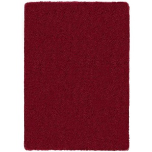 Xxxl Shaggy Flair Rugs, Rot, Textil, Uni, rechteckig, 120x170 cm, Reach, AZO-frei, Global Recycled Standard (Grs), für Fußbodenheizung geeignet, in verschiedenen Größen erhältlich, pflegeleicht, Teppiche & Böden, Teppiche, Hochflorteppiche & Shaggys