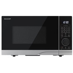 Sharp Premium series YC-PC254AE-S - microwave oven with convection and grill - freestanding - silver