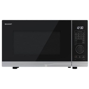 Sharp Premium series YC-PG254AE-S - microwave oven with grill - freestanding - silver