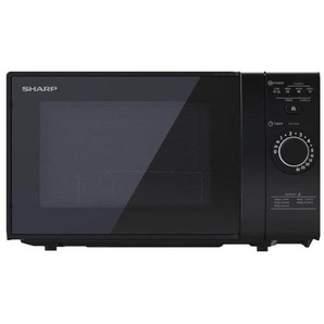 Sharp YC-GG02E-B - microwave oven with grill - freestanding - black