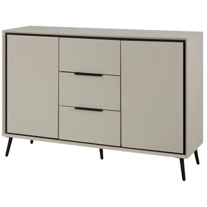 Sideboard  Arluno ¦ beige ¦ Maße (cm): B: 135 H: 90 T: 38