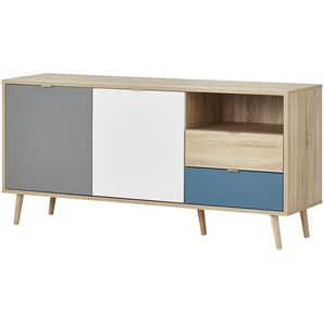 Sideboard  Cabia ¦ mehrfarbig ¦ Maße (cm): B: 150 H: 71 T: 40