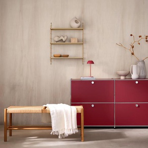 Sideboard »CN3« mit 4 Klappfächern - chrom -