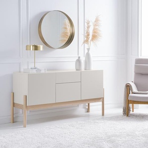 Sideboard I 143 x 75 x 45cm Weiß/Beige