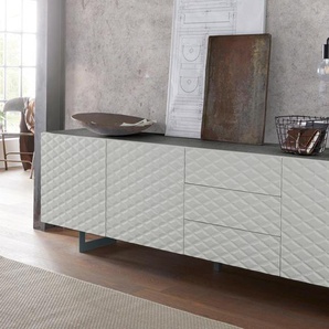 Sideboard DIVENTA KORFU Sideboards grau (beton, grau) Sideboards Breite 220 cm