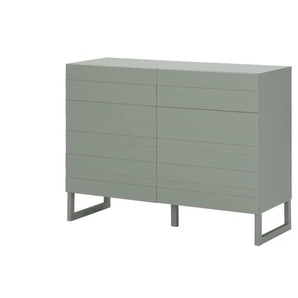 Sideboard  Foresto ¦ grün ¦ Maße (cm): B: 109,9 H: 82,4 T: 41,6