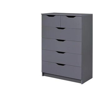 Sideboard ¦ grau ¦ Maße (cm): B: 81,5 H: 111,9