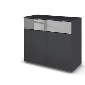 Sideboard - grau - Materialmix - 93 cm - 81 cm | Möbel Kraft