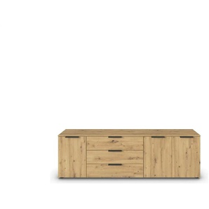 Sideboard ¦ holzfarben ¦ Maße (cm): B: 199 H: 61