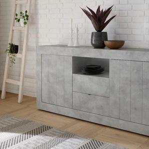 Sideboard INOSIGN Urbino Sideboards grau (beton) Breite 184 cm