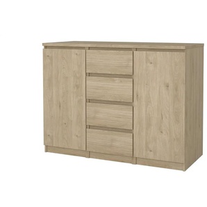 Sideboard  Nardo ¦ holzfarben ¦ Maße (cm): B: 120,8 H: 90,7 T: 50