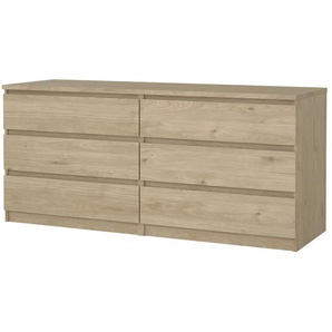 Sideboard   Nardo ¦ holzfarben ¦ Maße (cm): B: 153,8 H: 70,1 T: 50