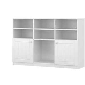 Sideboard  Nordic White ¦ weiß ¦ Maße (cm): B: 133,8 H: 89 T: 34,5