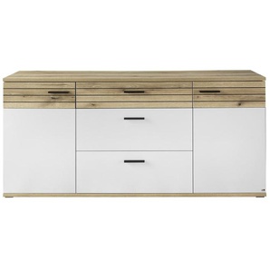 Sideboard QUINCY, grau/Eiche-Nachbildung