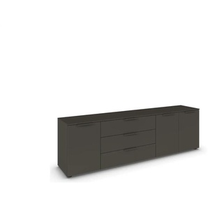 Sideboard | schwarz | 199 cm | 61 cm |