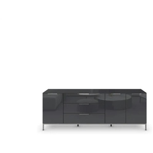 Sideboard | schwarz | 199 cm | 72 cm |