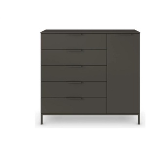 Sideboard ¦ schwarz ¦ Maße (cm): B: 120 H: 111