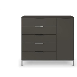 Sideboard ¦ schwarz ¦ Maße (cm): B: 120 H: 111