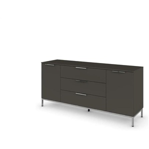 Sideboard ¦ schwarz ¦ Maße (cm): B: 160 H: 72