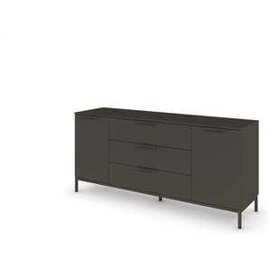 Sideboard ¦ schwarz ¦ Maße (cm): B: 160 H: 72