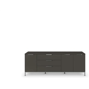 Sideboard ¦ schwarz ¦ Maße (cm): B: 199 H: 72