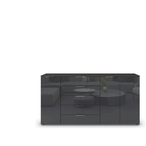 Sideboard - schwarz - Materialmix - 199 cm - 100 cm | Möbel Kraft