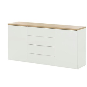 Sideboard  Siena ¦ weiß ¦ Maße (cm): B: 170,9 H: 82,6 T: 44,4