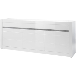 Sideboard  Suavo ¦ weiß ¦ Maße (cm): B: 217 H: 90 T: 42