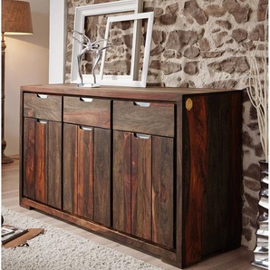 Highboard aus Massivholz 100 cm