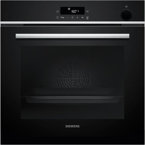 SIEMENS Einbaubackofen HR532GBS3, A+ (A+++-D), grau (edelstahl), B:59,4cm H:59,5cm T:54,8cm, Backöfen, AirFry-Funktion