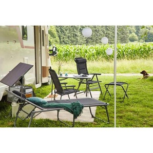 Siena Garden Campingliege, Anthrazit, Metall, Textil, 69x43x200 cm, Freizeit, Campingzubehör, Campingausrüstung